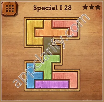 Wood Block Puzzle Special I Level 28 Solution