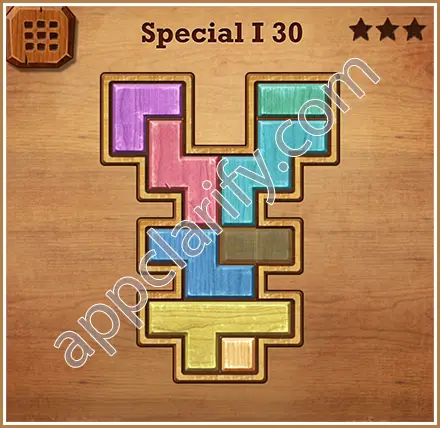 Wood Block Puzzle Special I Level 30 Solution
