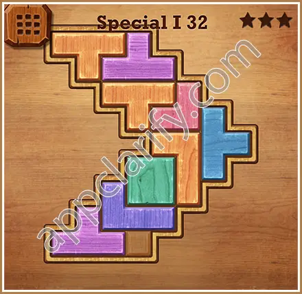 Wood Block Puzzle Special I Level 32 Solution