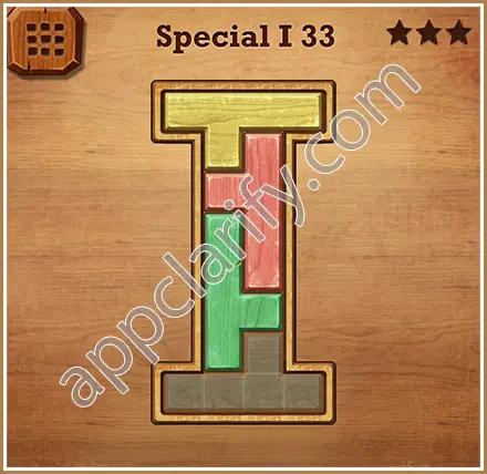 Wood Block Puzzle Special I Level 33 Solution