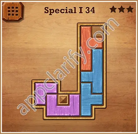 Wood Block Puzzle Special I Level 34 Solution