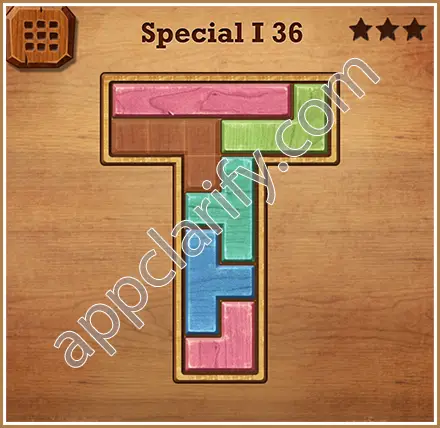 Wood Block Puzzle Special I Level 36 Solution