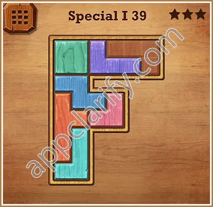 Wood Block Puzzle Special I Level 39 Solution