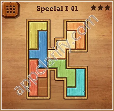 Wood Block Puzzle Special I Level 41 Solution