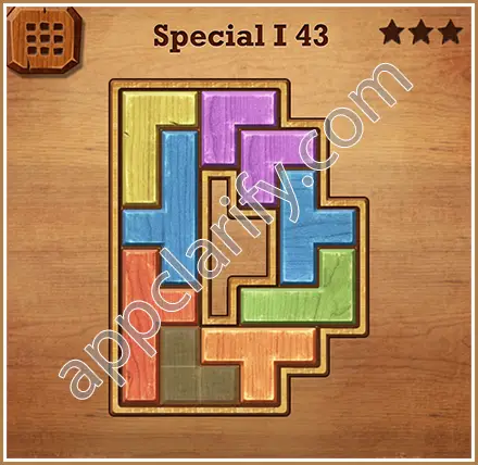 Wood Block Puzzle Special I Level 43 Solution