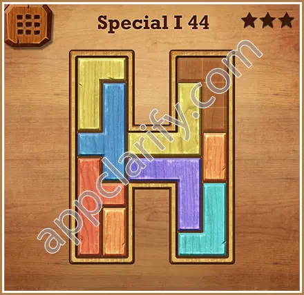 Wood Block Puzzle Special I Level 44 Solution