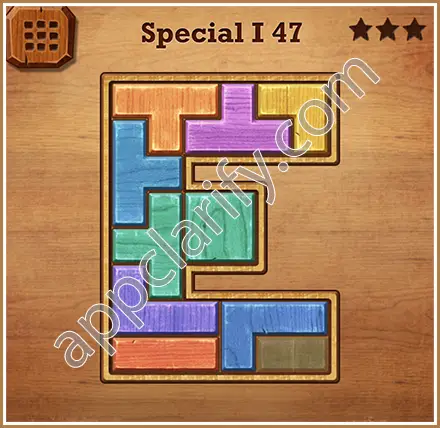 Wood Block Puzzle Special I Level 47 Solution