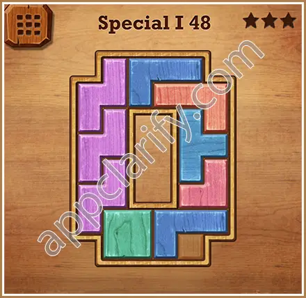 Wood Block Puzzle Special I Level 48 Solution