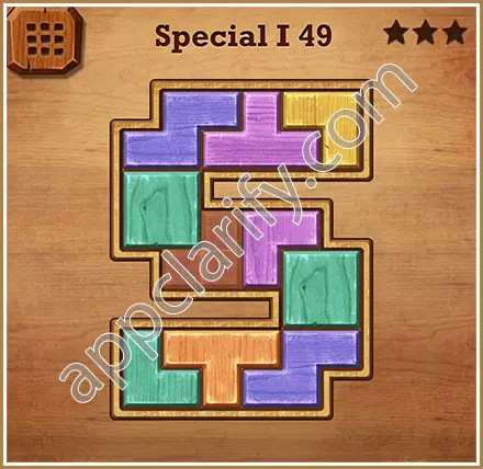 Wood Block Puzzle Special I Level 49 Solution