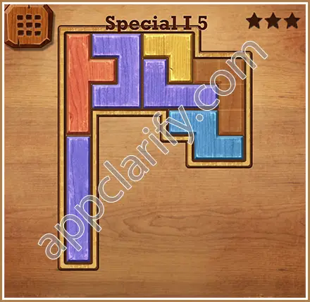 Wood Block Puzzle Special I Level 5 Solution