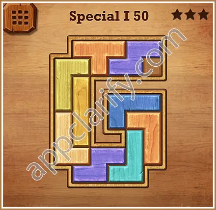 Wood Block Puzzle Special I Level 50 Solution
