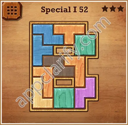Wood Block Puzzle Special I Level 52 Solution