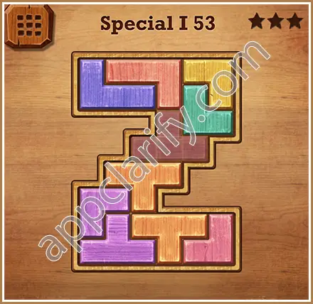 Wood Block Puzzle Special I Level 53 Solution