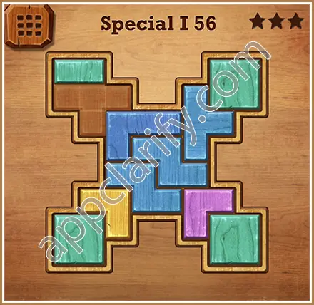 Wood Block Puzzle Special I Level 56 Solution
