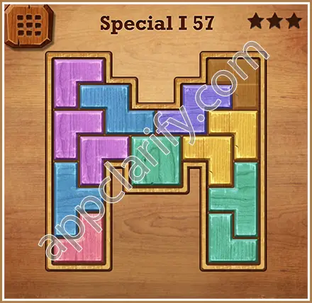 Wood Block Puzzle Special I Level 57 Solution