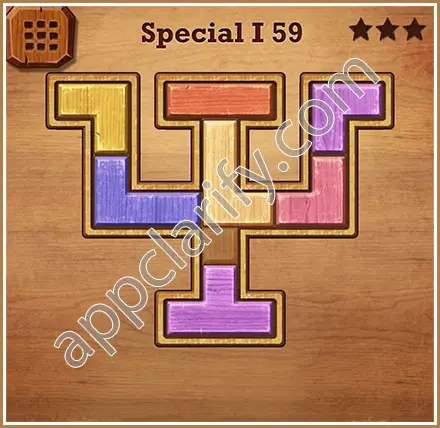 Wood Block Puzzle Special I Level 59 Solution