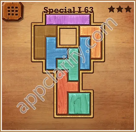 Wood Block Puzzle Special I Level 63 Solution
