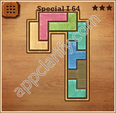 Wood Block Puzzle Special I Level 64 Solution