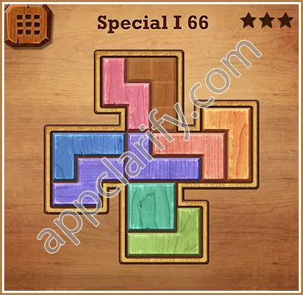 Wood Block Puzzle Special I Level 66 Solution