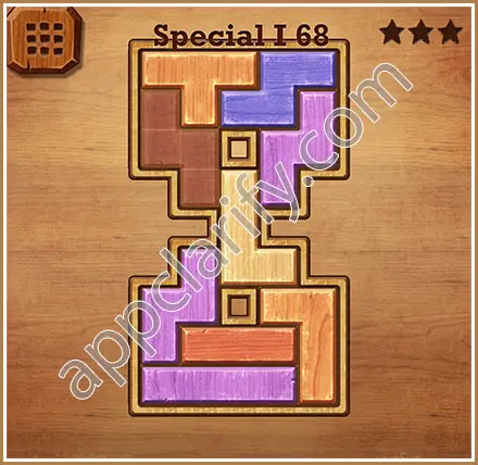 Wood Block Puzzle Special I Level 68 Solution