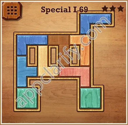 Wood Block Puzzle Special I Level 69 Solution