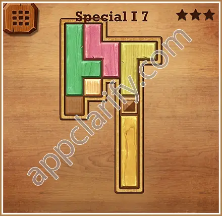 Wood Block Puzzle Special I Level 7 Solution