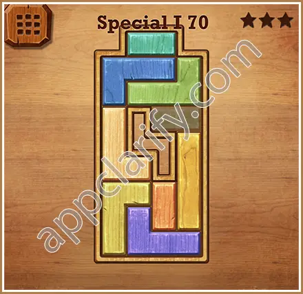 Wood Block Puzzle Special I Level 70 Solution