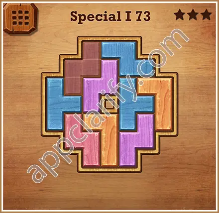 Wood Block Puzzle Special I Level 73 Solution