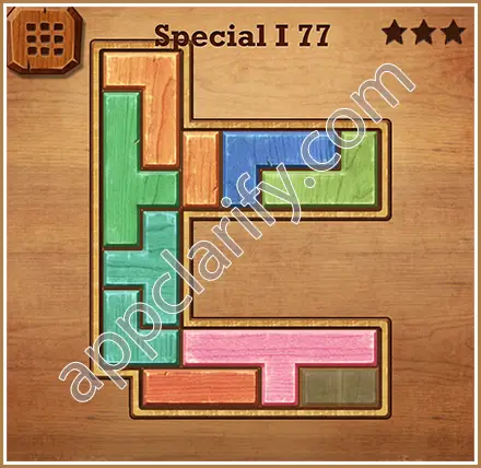 Wood Block Puzzle Special I Level 77 Solution