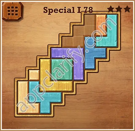 Wood Block Puzzle Special I Level 78 Solution