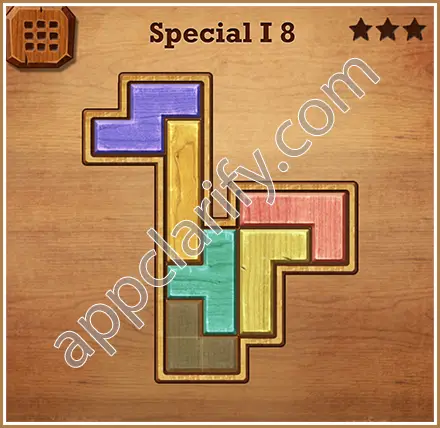 Wood Block Puzzle Special I Level 8 Solution