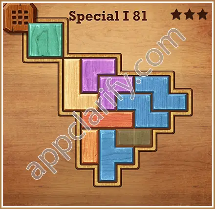 Wood Block Puzzle Special I Level 81 Solution