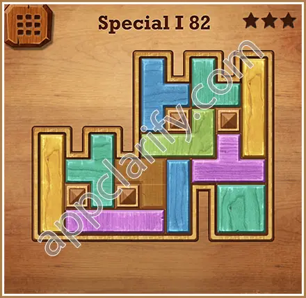 Wood Block Puzzle Special I Level 82 Solution