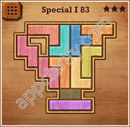 Wood Block Puzzle Special I Level 83 Solution