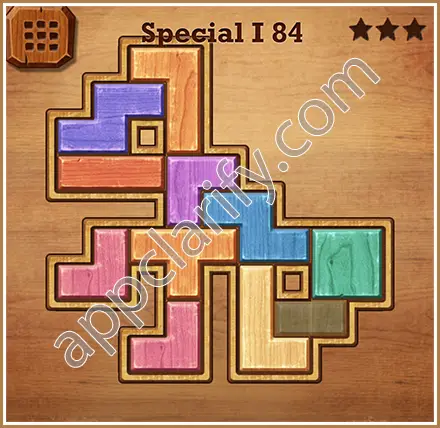 Wood Block Puzzle Special I Level 84 Solution