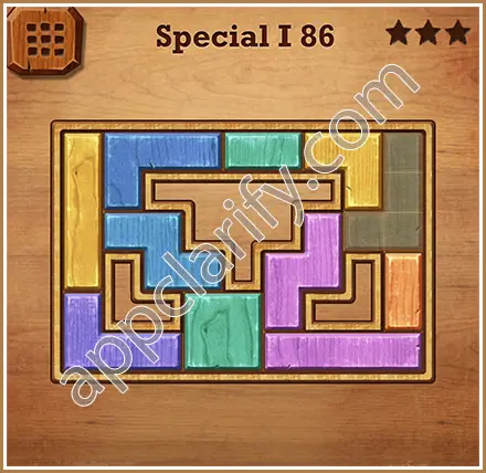 Wood Block Puzzle Special I Level 86 Solution