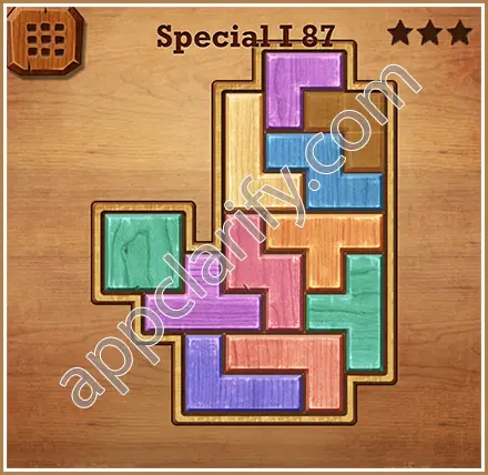 Wood Block Puzzle Special I Level 87 Solution