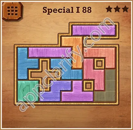 Wood Block Puzzle Special I Level 88 Solution