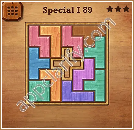 Wood Block Puzzle Special I Level 89 Solution