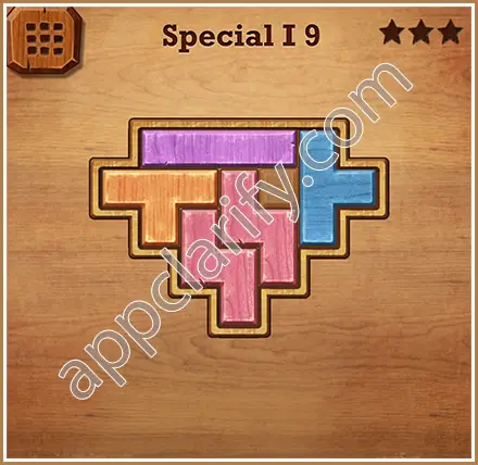 Wood Block Puzzle Special I Level 9 Solution