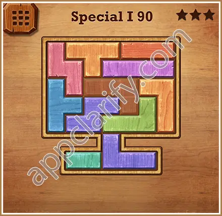 Wood Block Puzzle Special I Level 90 Solution