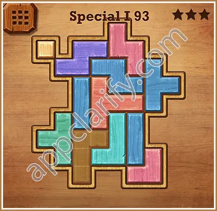 Wood Block Puzzle Special I Level 93 Solution