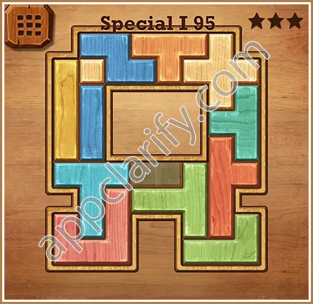 Wood Block Puzzle Special I Level 95 Solution