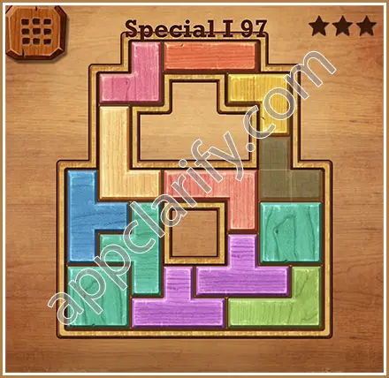 Wood Block Puzzle Special I Level 97 Solution