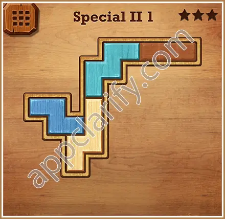 Wood Block Puzzle Special II Level 1 Solution