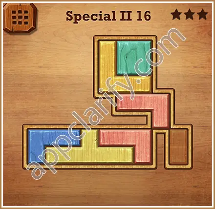 Wood Block Puzzle Special II Level 16 Solution