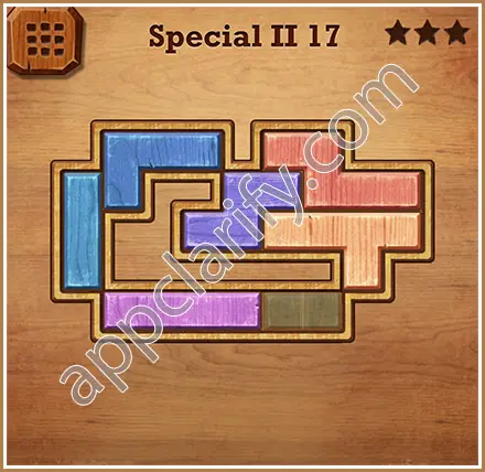 Wood Block Puzzle Special II Level 17 Solution