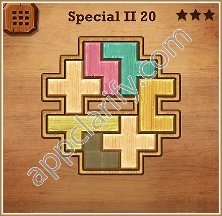 Wood Block Puzzle Special II Level 20 Solution