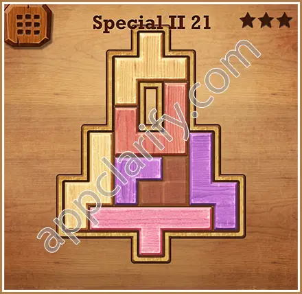 Wood Block Puzzle Special II Level 21 Solution