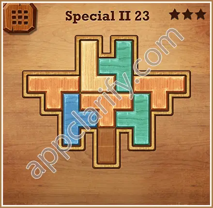 Wood Block Puzzle Special II Level 23 Solution